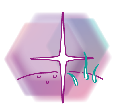 Icon Lichtblitz auf Haut