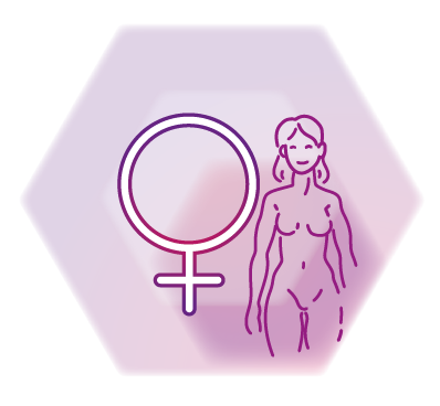 Icon Frau Weiblichkeitszeichen