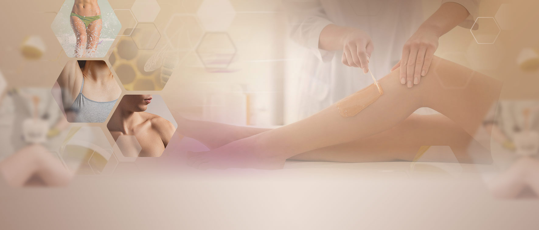 Waxing Bannerbild Haarfreiheit professionelles Wachsen