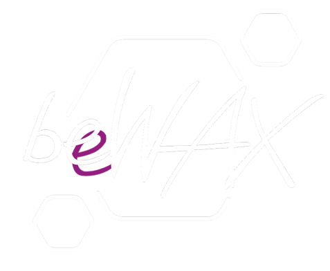 beWax Logo white