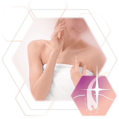 Photo body region woman arms and hands permanent hair removal