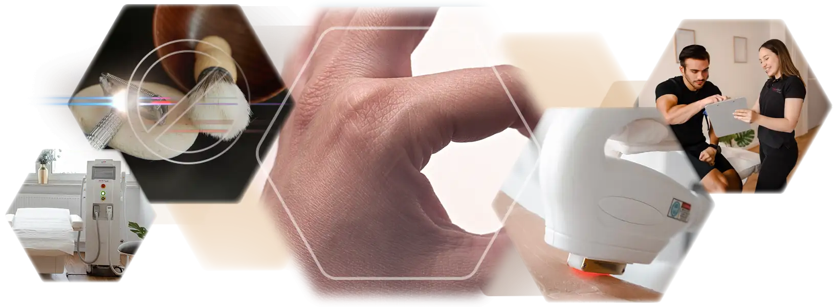 Photoset finger and hands technology